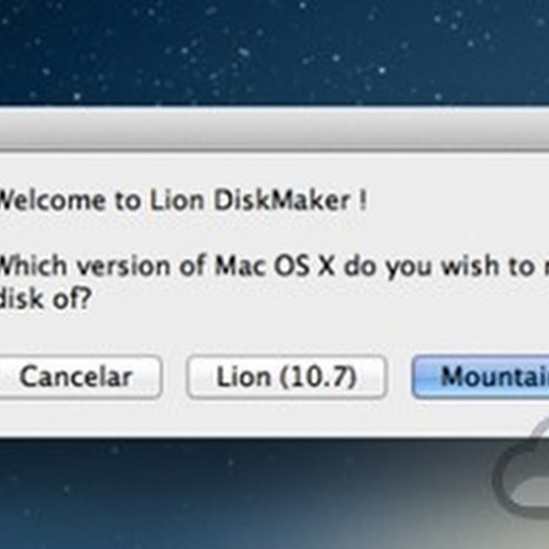 Cómo crear un instalador OS X Lion o Mountain Lion desde ...
