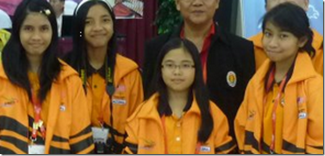 Malaysian women's chess team 2012