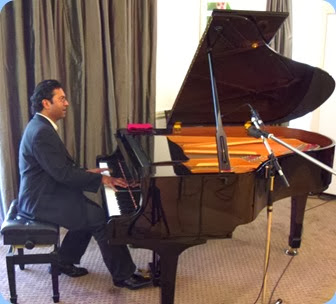 Special guest artist, Ben Fernandez, gave a cameo performance playing the Yamaha C3 grand piano