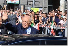 Giorgio Napolitano a Napoli