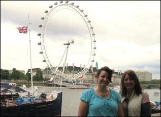 Friday in London with Juli at the eye