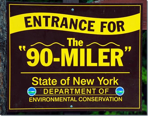 90 Miler Sign