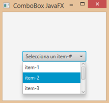 ComboBox JavaFX
