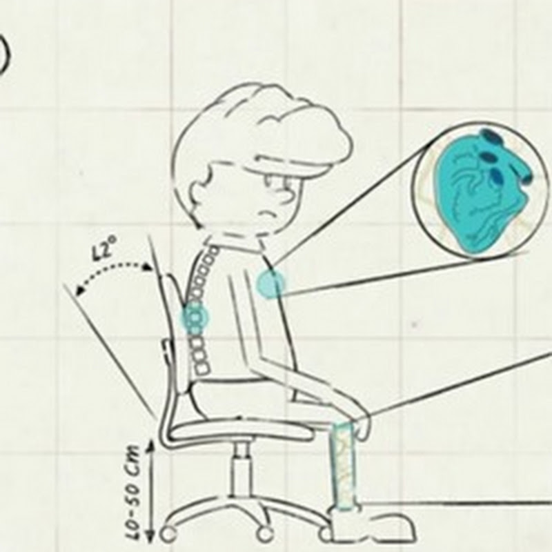 Video sobre cómo mejorar nuestra postura y salud al trabajar sentados