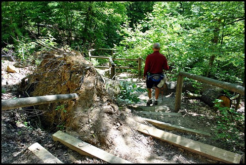 42 - Battleship Rock Trail- Top is steep and has damage