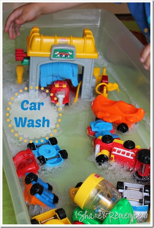 Little People Car Wash Water Play