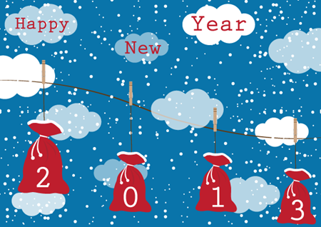 Новый год 2013 вектор