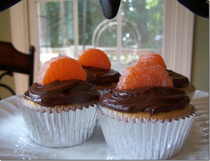 Orange Chocolate Cupcakes 025