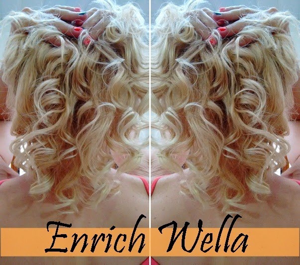 resultado cabelo Wella Enrich Auto aquecida