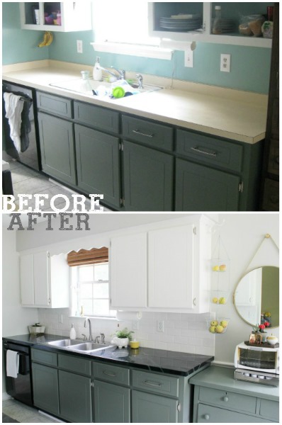 before & after - jjs kitchen