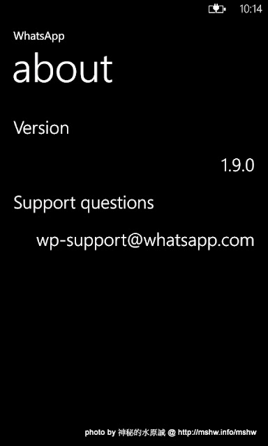 實用APP更新 ~ Whatsapp for Windows Phone 7 1.9 3C/資訊/通訊/網路 PDA 行動電話 軟體應用 通信 