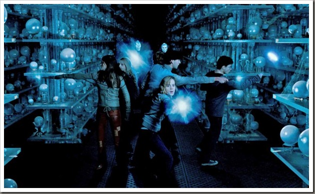(L-r) EVANNA LYNCH as Luna Lovegood, EMMA WATSON as Hermione Granger, MATTHEW LEWIS as Neville Longbottom and DANIEL RADCLIFFE as Harry Potter in Warner Bros. Pictures' fantasy "Harry Potter and the Order of the Phoenix.”<br />PHOTOGRAPHS TO BE USED SOLELY FOR ADVERTISING, PROMOTION, PUBLICITY OR REVIEWS OF THIS SPECIFIC MOTION PICTURE AND TO REMAIN THE PROPERTY OF THE STUDIO. NOT FOR SALE OR REDISTRIBUTION