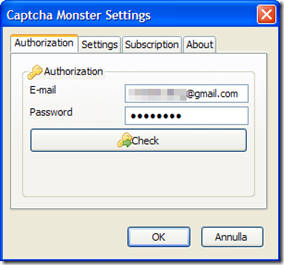 Captcha Monster Authorization