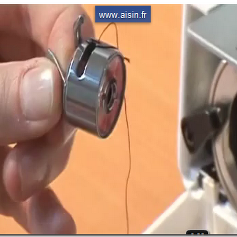 Como poner la canilla en una maquina de coser portátil