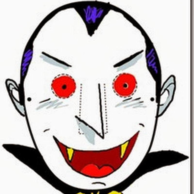 Máscara halloween para imprimir