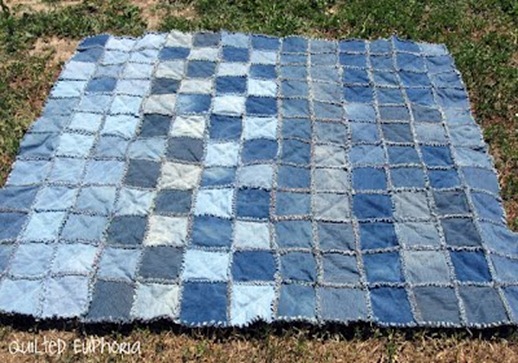 53 blue jean quilt