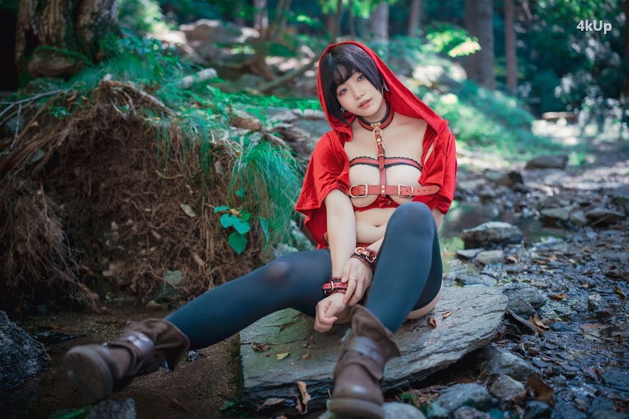 DJAWA Photo – Mimmi (밈미) Naughty Red Hiring Hood