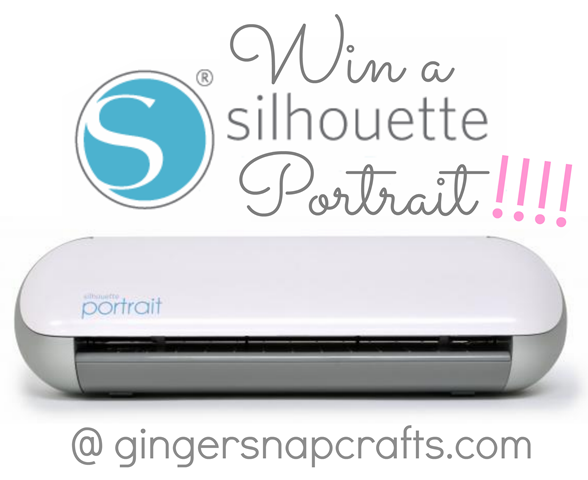Silhouette Portrait Giveaway at GingerSnapCrafts.com #spon #silhouette #giveaway