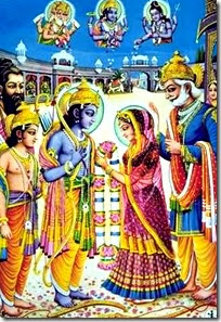 [Sita and Rama's marriage]