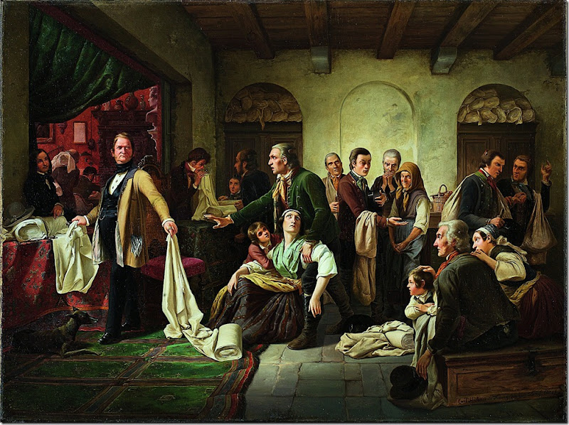 carl wilhelm hubner, tkacze śląscy 1844