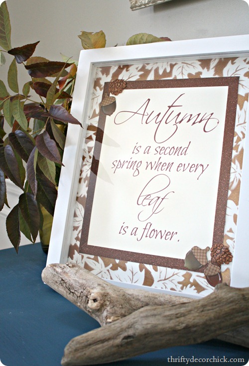 Autumn is second spring printable art