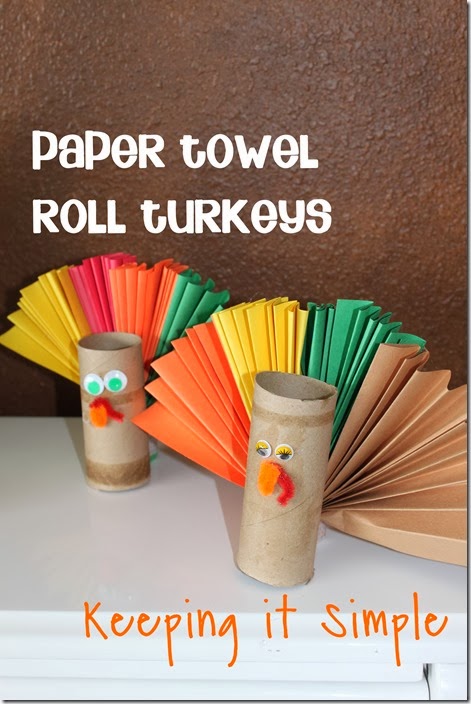 Paper Towel Roll Turkeys Keeping It Simple