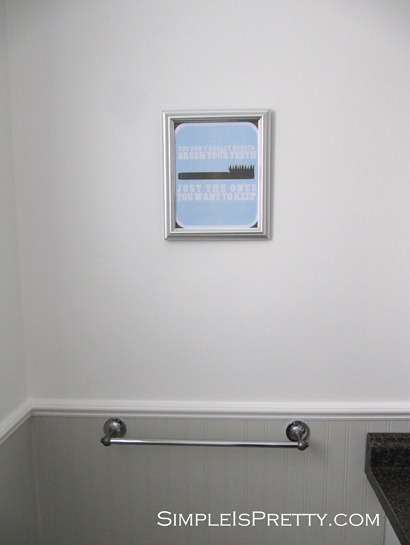 Upstair Bathroom printable