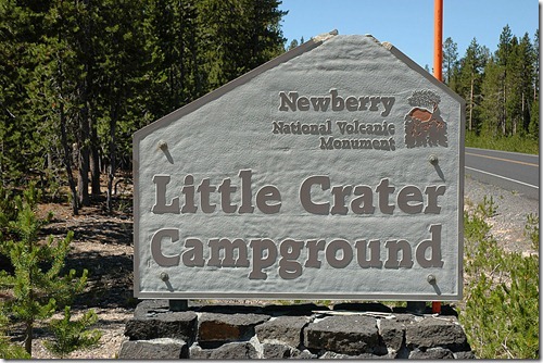 Little Crater Sign
