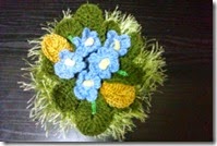 crochet violets 4