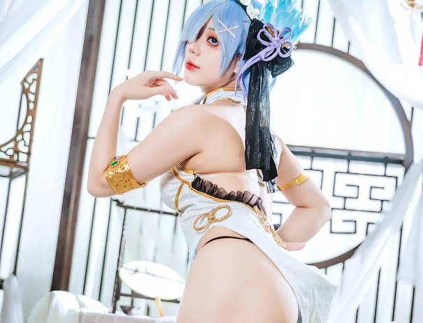Coser@九言 蕾姆旗袍
