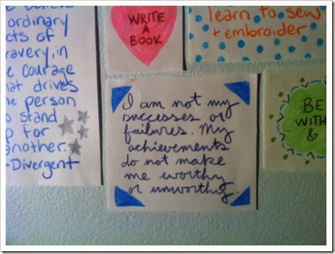 Wisdom from Courtney's Wall