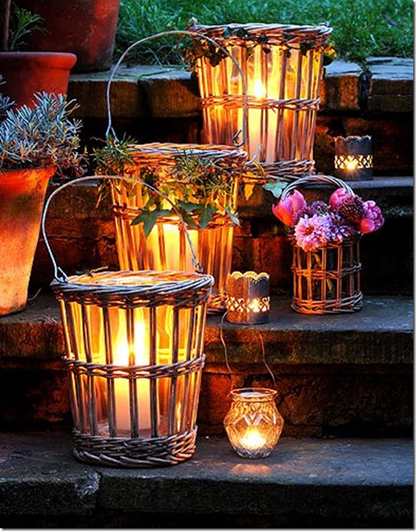 basket candles