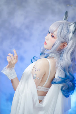 Coser@Ely_eee (ElyEE子) 猫耳白丝带
