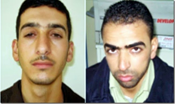 Amer Abu Aysha (left) & Marwan Kawasme Murder Suspects