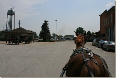 We took a buggy tour pulled by a horse named Spud - our driver was an Amish fellow named Leroy
