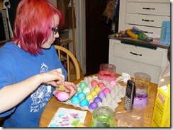 regionals, cancer walk party, easter egg coloring 099