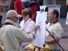 painting demonstration