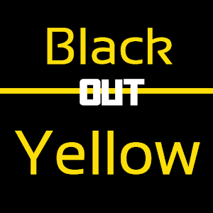 Blackout Yellow Keyboard Skin
