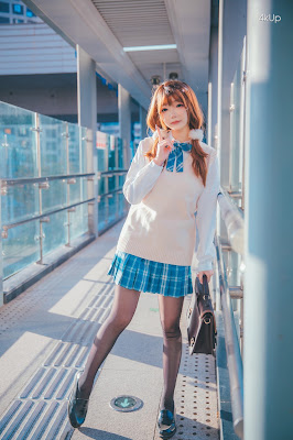 Coser@雪晴Astra (雪晴嘟嘟) Vol.036 JK夕阳