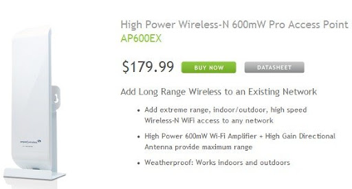 Wireless-N 600mW Pro Access Point 1