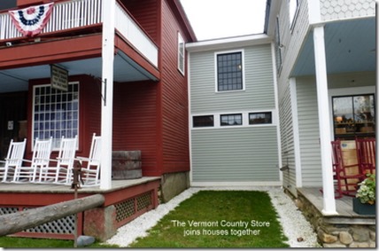 The Vermont Country Store joins houses together
