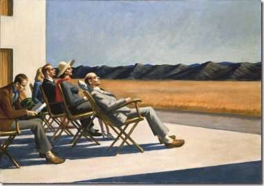 Hopper, Edward (1882-1967): People in the Sun. 1960. . Washington DC, Smithsonian American Art Museum, Washington DC *** Permission for usage must be provided in writing from Scala. May have restrictions - please contact Scala for details. ***