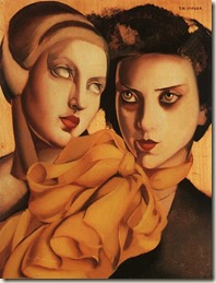 Tamara et Ira Perrot - The Orange scarf - 1928