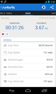 Runtastic PRO - screenshot thumbnail