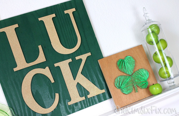 Luck Sign and Shamrock