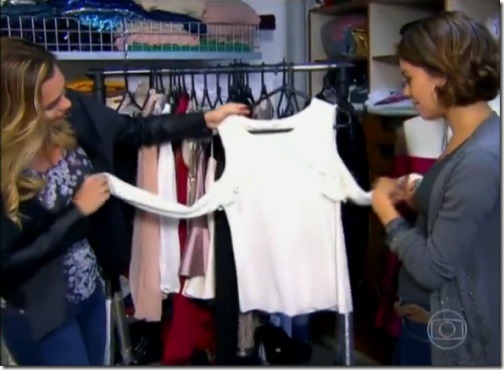 Sophie Charlotte abre o guarda-roupa de Amora no Vídeo Show