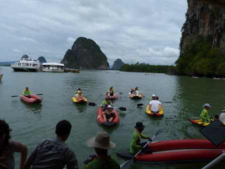 Imagini Thailanda: barci canoe