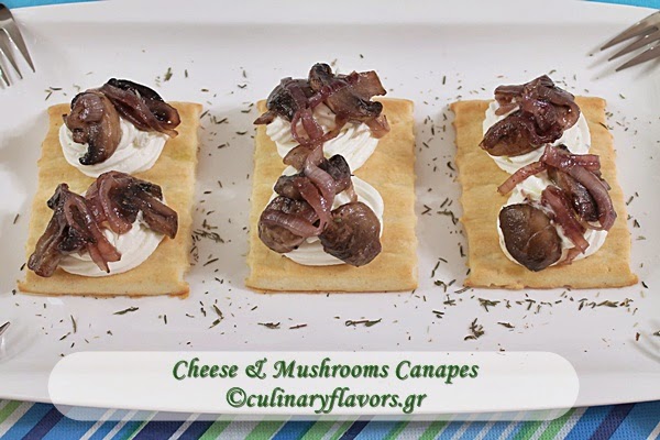 Cheese and Mushrooms Canapes.JPG