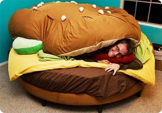 cheeseburger bed