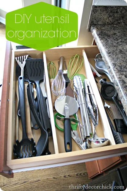 DIY utensil organizer